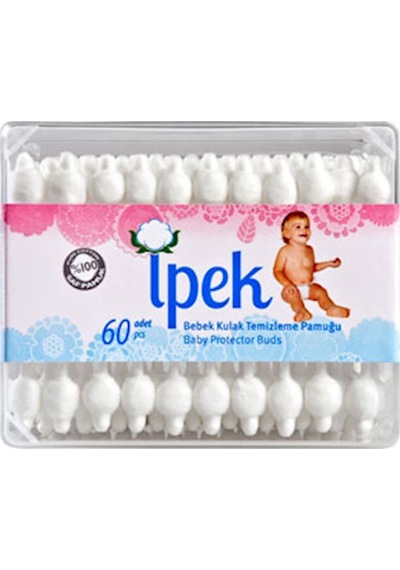 İpek Kulak Çubuğu Pamuklu 60Li Bebek
