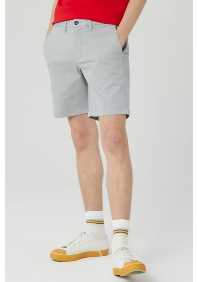 Lacoste Men's Slim Fit Bermuda Shorts Erkek Dar Kesim Pamuklu Bermuda Şort Kahverengi Gri