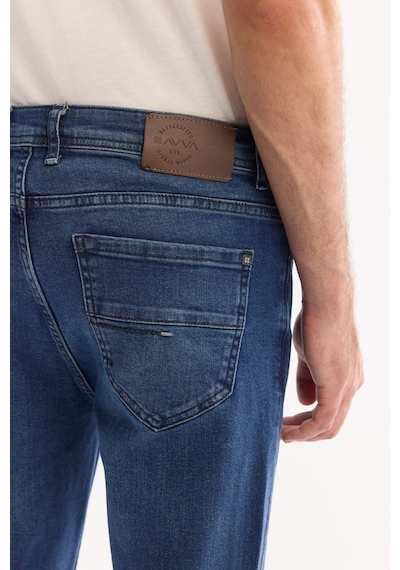Avva Erkek Lacivert Klasik Bel Eskitme Yıkamalı Elastan Berlin Slim Fit Jean Pantolon A42y3519 Avva Erkek Lacivert Klasik Bel Eskitme Yıkamalı Elastan Berlin Slim Fit Jean Pantolon A42y3519
