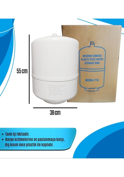 Evora 40 Litre 11 Galon Su Arıtma Tankı