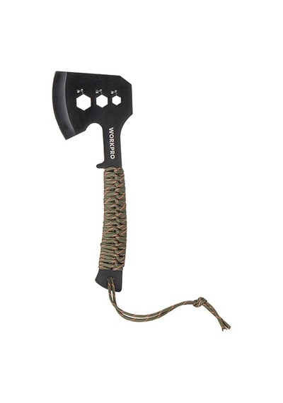 Workpro Wp383002 250mm Çok Fonksiyonlu Kamp Baltası + Magnezyum Ateşleyici Fr Wp383002
