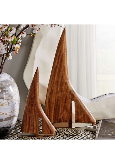 Mudo Home Saıl Boat Biblo 26x51cm