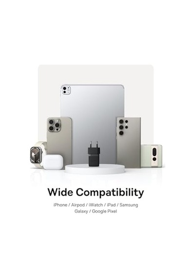 20w Hızlı Şarj Cihazı, Palm 1c Usb-c Duvar Adaptörü, Bct Soğutma Teknolojisi Ve Akıllı Çip Koruması, Kompakt