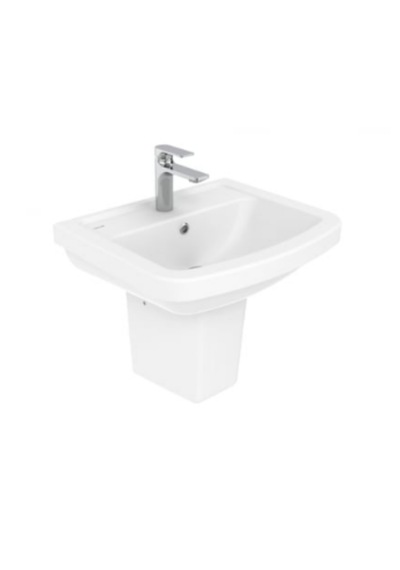 Creavit KY055 Key Köşeli Yarım Ayaklı Lavabo 55 CM