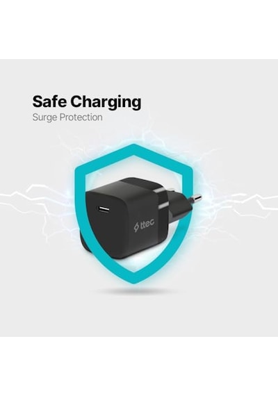 Smartcharger 30w Pd Usb-c Seyahat Hızlı Şarj Aleti Siyah 2scp03