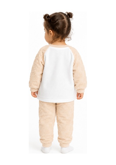 Babyhola Kız Erkek Bebek Ay Desenli Takım 15608 Kahverengi