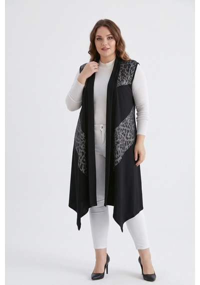 Wearon Kadın Düğmesiz Modelli Yelek 54148 Bgl-st05660 Siyah
