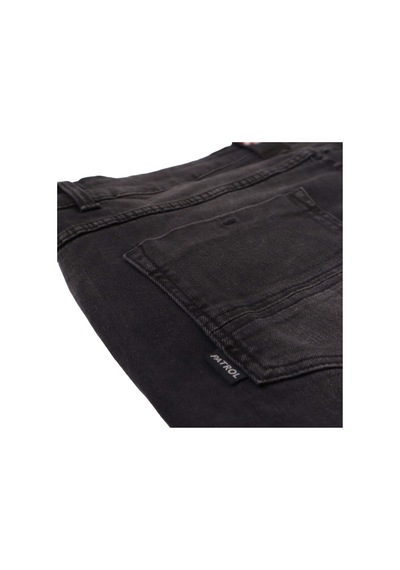 4riders Patrol Cordura Denim Korumalı Kadın Motosiklet Kot Pantolonu Antrasit