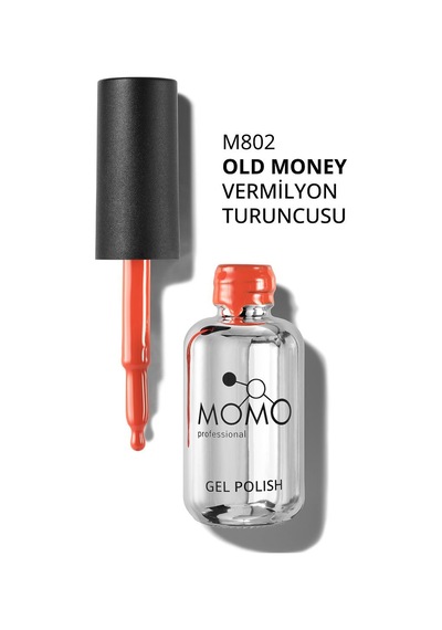 Kalıcı Oje M802, Vermilyon Turuncusu, 10 Ml