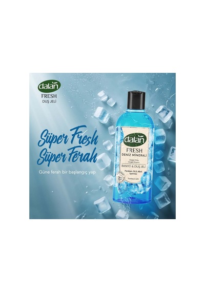 Fresh Deniz Minerali 500 Ml 4'lü + Wellnax Sünger Seti