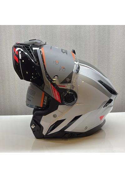 Axxıs Kask Fu409sv Ghostfıghter Sv Sleek A2 Parlak Siyah/beyaz