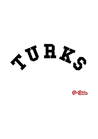 Turks Sticker Oto Araba Cam Sticker