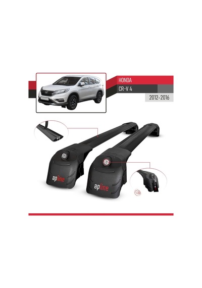 Accessorypart Honda Cr-v 2012-2016 Arası İle Uyumlu Ace-2 Ara Atkı Tavan Barı Siyah
