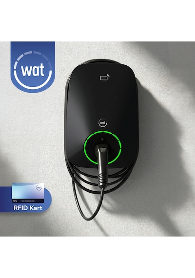 Wat Mobilite Home Master 22 Kw Güçlü Ev Şarj Cihazı 5mt. Dahili Kablo Ip55 Koruma Seviyesi İle 4/7/11/22 Kw