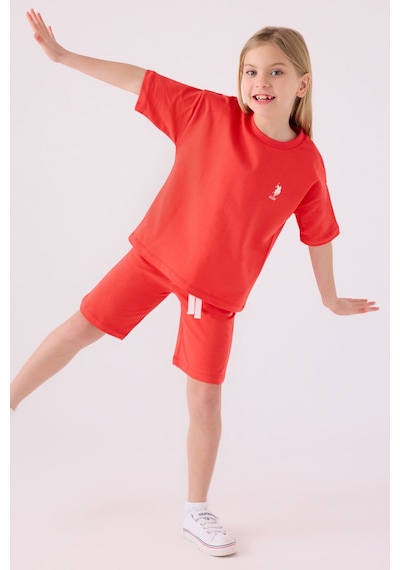 U.S. Polo Assn. U.s. Polo Assn Kız Çocuk Coral Bermuda Takım 5274-43561 Çok Renkli U.S. Polo Assn. U.s. Polo Assn Kız Çocuk Coral Bermuda Takım 5274-43561 Çok Renkli