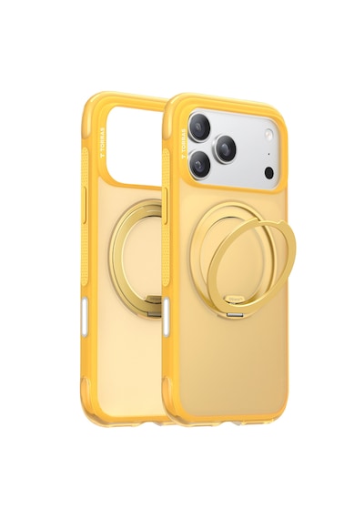 Torras Apple iPhone 17 Pro / 18 Pro Uyumlu Ostand R Air Magsafe Kapak Sarı
