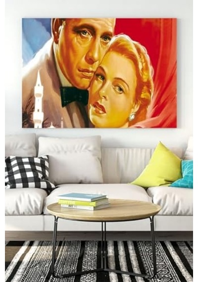 Pster15546 Casablanca-kazablanka Film Afişi Kanvas Tablo 7 50 X 70