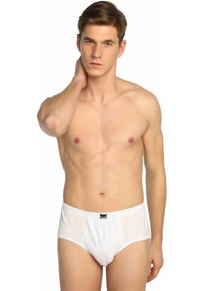 Tutku Erkek Pamuklu Kom Slip Külot 3'lü Paket Beden 2xl Numara 5 Beyaz