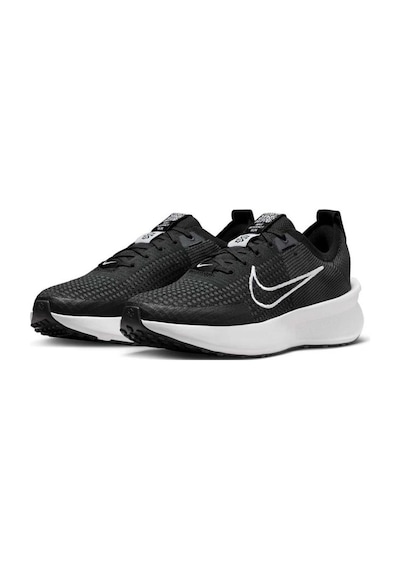 Nike Interact Run Fd2291 001 Erkek Yürüyüş Ve Koşu Ayakkabısı Siyah Beyaz 40-45 Siyah - Beyaz