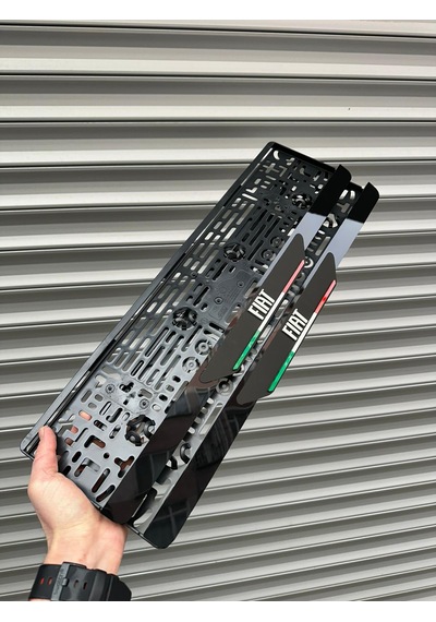 Vipplaka Fiat Uyumlu Ortası Mat Plakalık