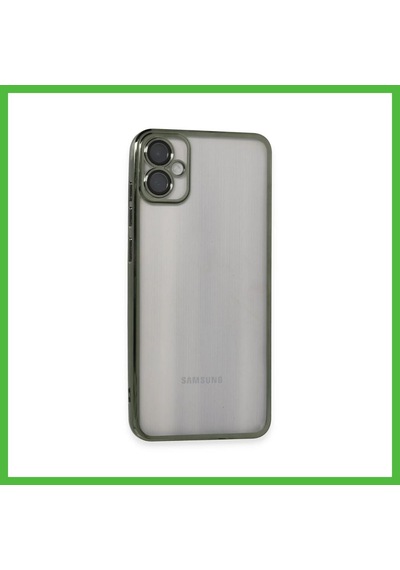 Vaveni Samsung Galaxy A05 Uyumlu Kılıf Lensli Silikon - Yeşil Arz