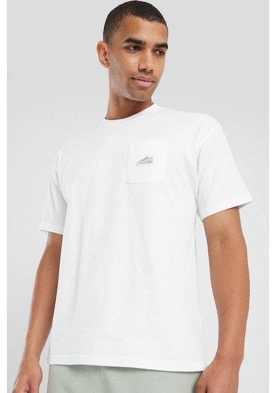 Nike Sportswear Max90 Pocket Tech Loose Fit Tee Erkek Bol Kesim Cepli Pamuklu Tişört Beyaz Beyaz