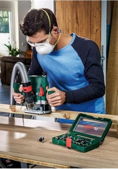 Professional Accessories 15 Parça Freze Seti Ahşap, Frezeler İçin 8 Mm Şaftlı Aksesuar