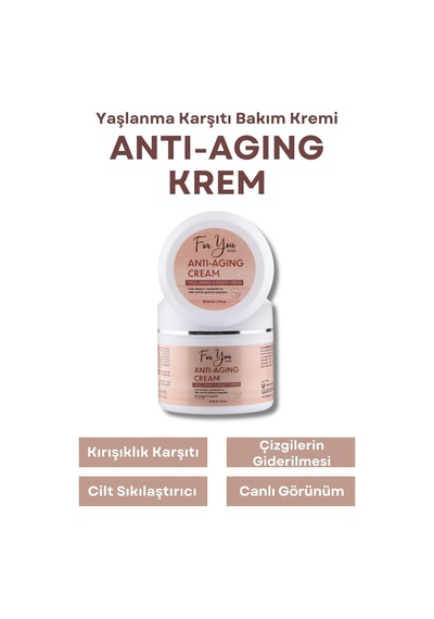 Kırışıklık Ve Yaşlanma Karşıtı Sıkılaştırıcı Etkili Anti-aging Cilt Bakım Kremi 50 Ml