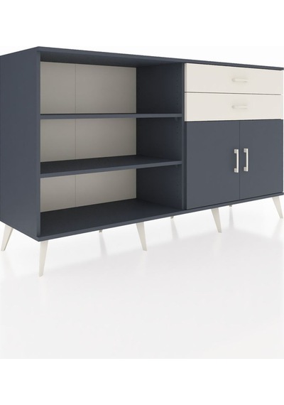 Hyperion Konsol 3 Raflı 2 Çekmeceli 2 Kapaklı 176x44x99 Antrasit- Antrasit-antrasit/aytaşı Hyperion Konsol 3 Raflı 2 Çekmeceli 2 Kapaklı 176x44x99 Antrasit- Antrasit-antrasit/aytaşı