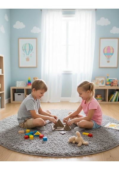 Doğal Montessori Eğitici Denge Oyunu - El Yapımı Bebek Yapboz Puzzle Seti