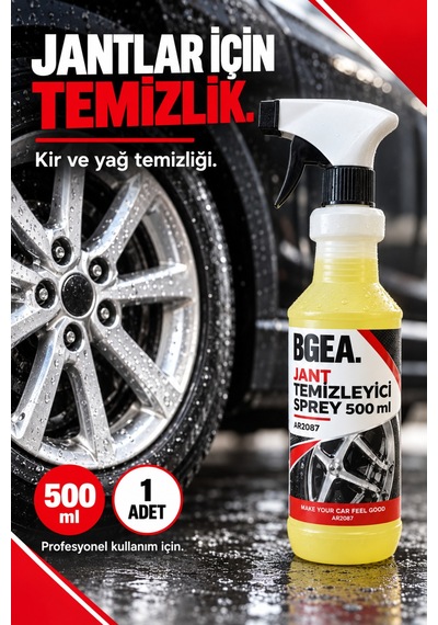 Bgea Jant Temizleyici Sprey 500 Ml Kir Ve Yağ Temizleyici