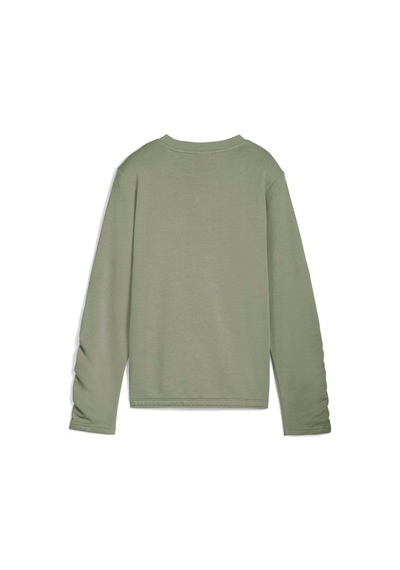 Puma Bowtıque Genç Bisiklet Yaka Sweatshırt 632219 82 Yeşil