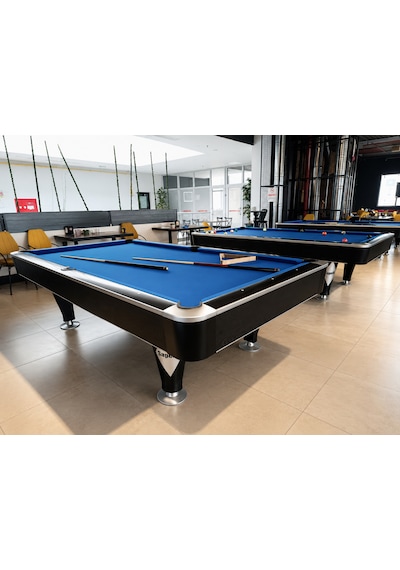 Sapelli Black Silver Profesyonel Amerikan Bilardo Masası,