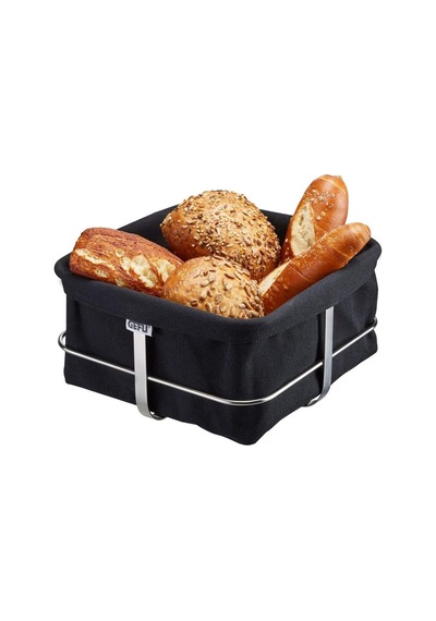 Gefu Black Brunch Ekmek Sepeti, Şık Ve Pratik, 21.9 Cm Çok Renkli