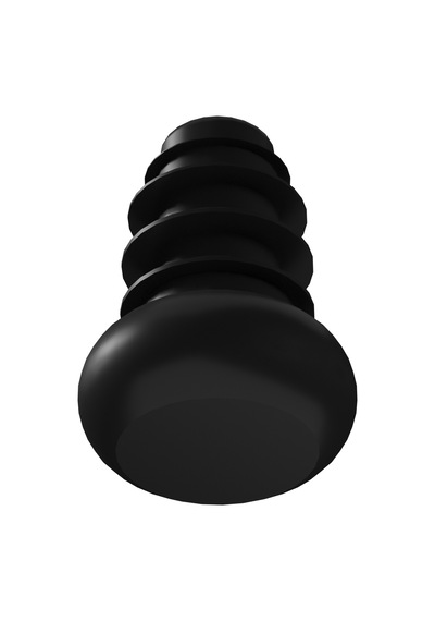 Cateksss 16 Mm Kademeli İç Profil Pabucu Akp Siyah - 6 Lı Paket