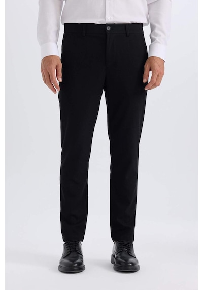 DeFacto Jogger Düz Paça Her Yöne Esneyen Yazlık Kumaş Pantolon -  T6317AZ25SPBK27