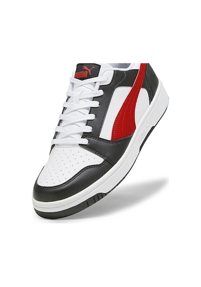 Puma Rebound V6 Low Erkek Sneaker Siyah Beyaz Siyah Beyaz