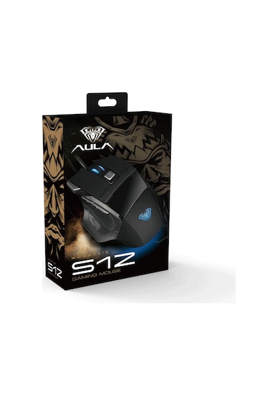 Aula S12 7 Tuşlu Makrolu Kablolu Optik Oyuncu Mouse