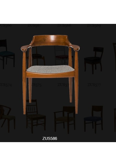 Bengimobilya Zus586 Tam Eğik Kolçak Sağlam Sandalye Kayın Torna Retro Iskelet