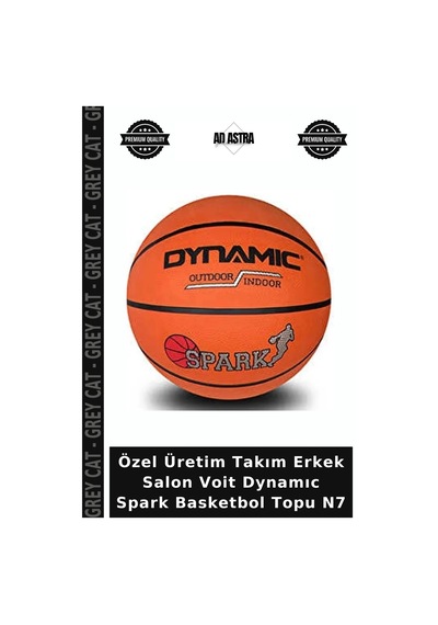 Özel Üretim Takım Erkek Salon Voit Dynamıc Spark Basketbol Topu N7