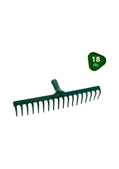 Sapsız Metal Tırmık 18 Diş