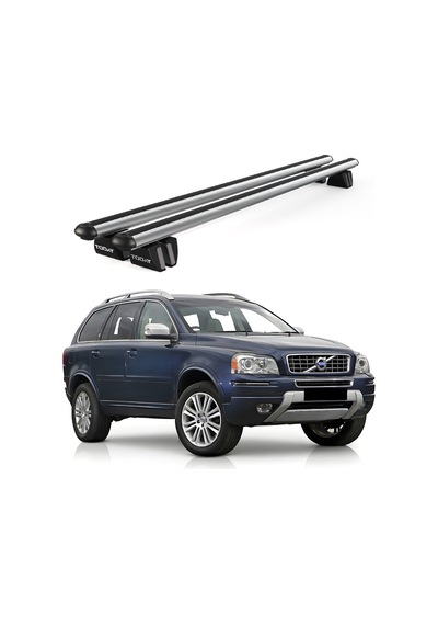Pençe Volvo Xc90 Suv 2003-2015 Uyumlu Gri Ara Atkı Port Bagaj Tavan Barı