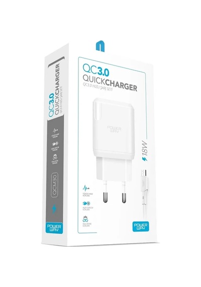 Qcm30 18w 3.0a Micro Şarj Seti -