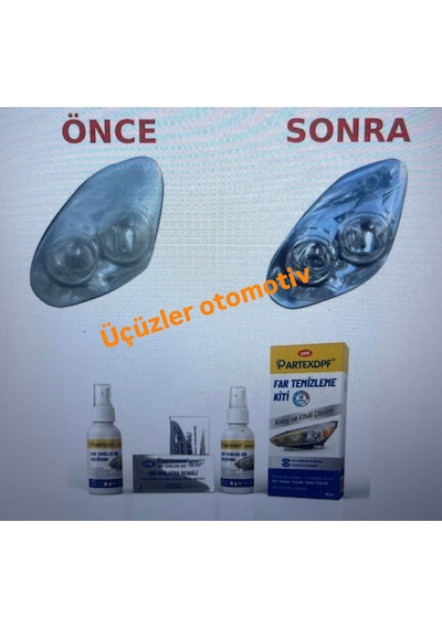 Far Temizleme Kiti İki Far İçin Üçüzler