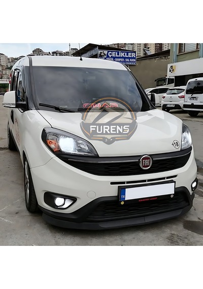 Fiat Doblo 4 2015-2023 Uyumlu H Lip Esnek Ön Lip 2 Parça Karlık Ön Ek Tampon Altı Dill