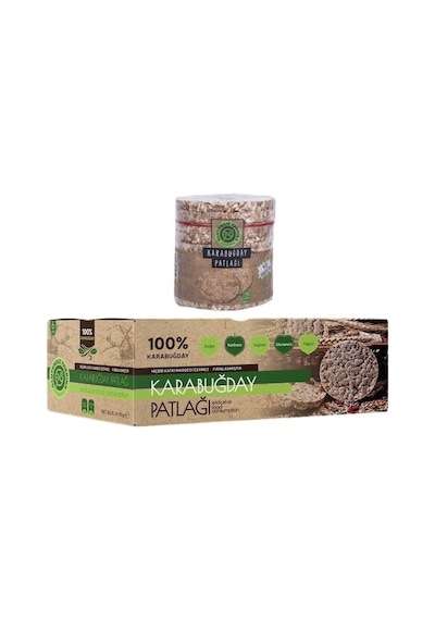 Glutensiz Fabrika Karabuğday Patlağı Sade 6 x 88 G