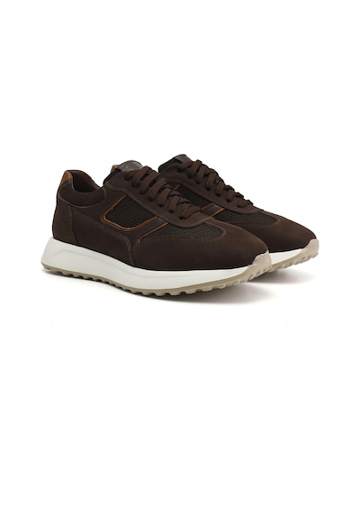 Gönderi(R) Gönderi R Erkek Kahve Süet Bağcıklı Hakiki Deri Sneaker Ddma83531647 Kahverengi