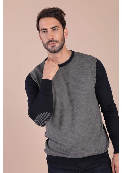 Ferraro Bisiklet Yaka Superfine Yün Kazak - Lacivert Lacivert (390466164) Lacivert