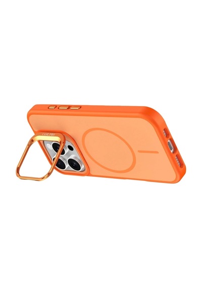 Joko Apple Uyumlu, iPhone 16 Pro Max Flexa Magsafe Kapak - Turuncu
