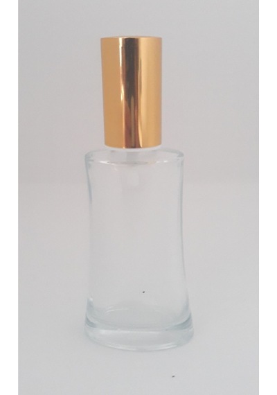 Boş Parfüm Şişesi 50 Ml 10 Adet Sarı Kapak Plastik Valf Siyah Eyfel Boş Şişe